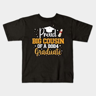 Proud Big cousin class of 2024 graduate cousin Graduation Kids T-Shirt